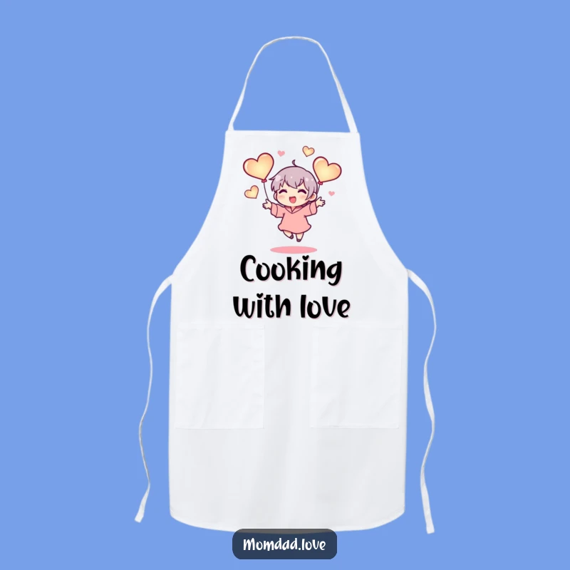 Funny Juggling Hearts Apron: Love in the Kitchen