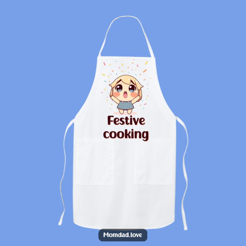Funny Confetti Apron - Cook Up Some Festive Fun!