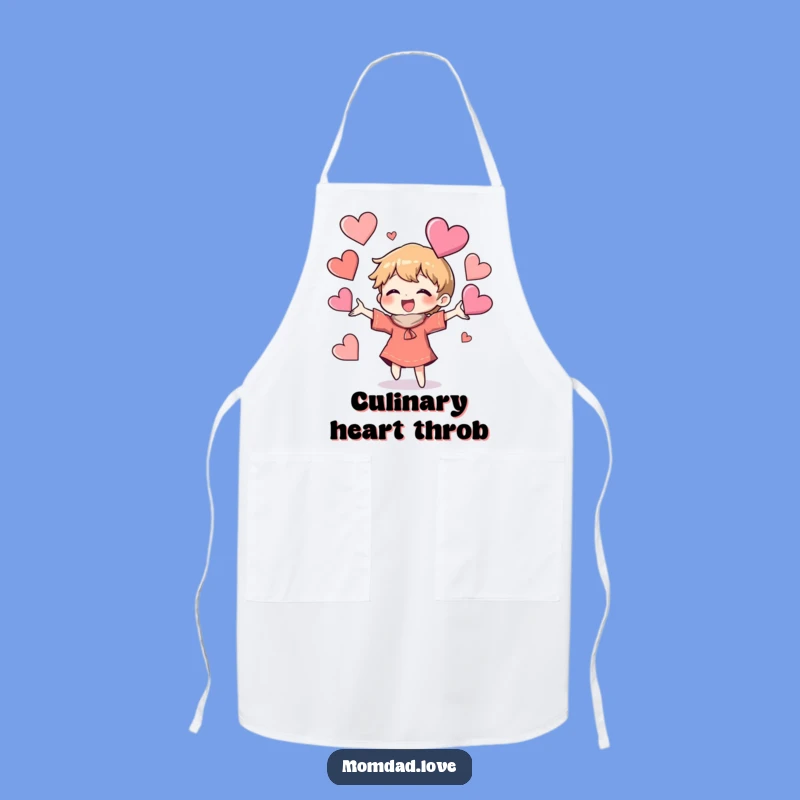 Funny Heart Juggling Apron - Cook with Love and Laughter
