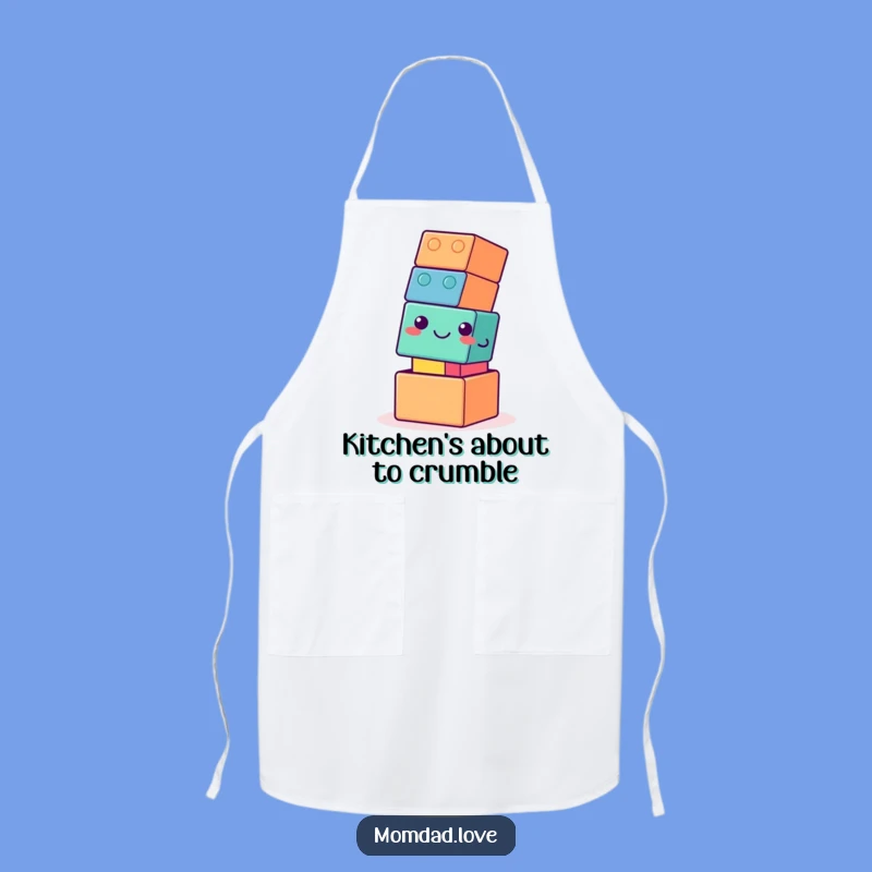 Funny Kitchen Apron - Wobbly Tower for Culinary Clumsiness