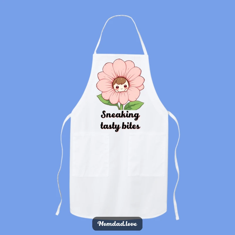 Funny Gardening Apron: Curious Character's Floral Helper, Perfect Funny Gift!