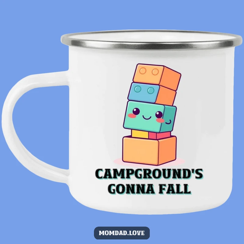 Funny Adventure Mug - Wobbly Tower for Outdoor Laughs