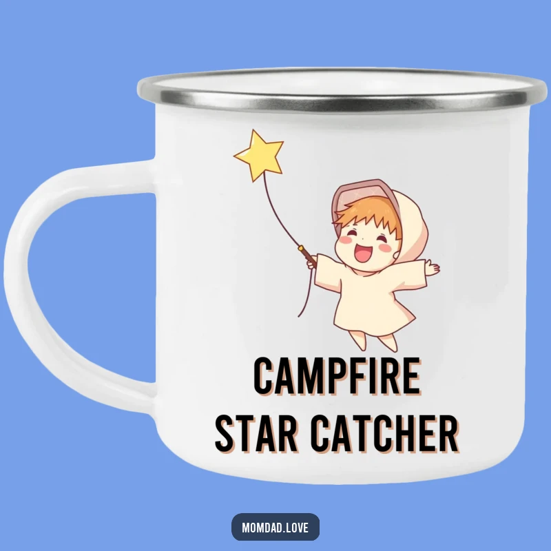 Funny Star Catcher Camp Mug: Sip Magical Brews Under the Night Sky