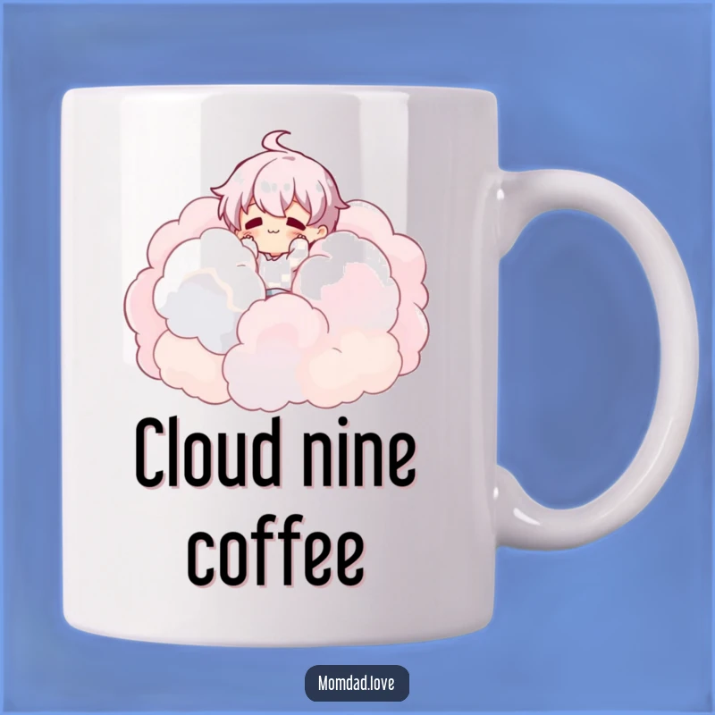 Funny Cloud Tumbler Mug - Dreamy Character Comfort Gift