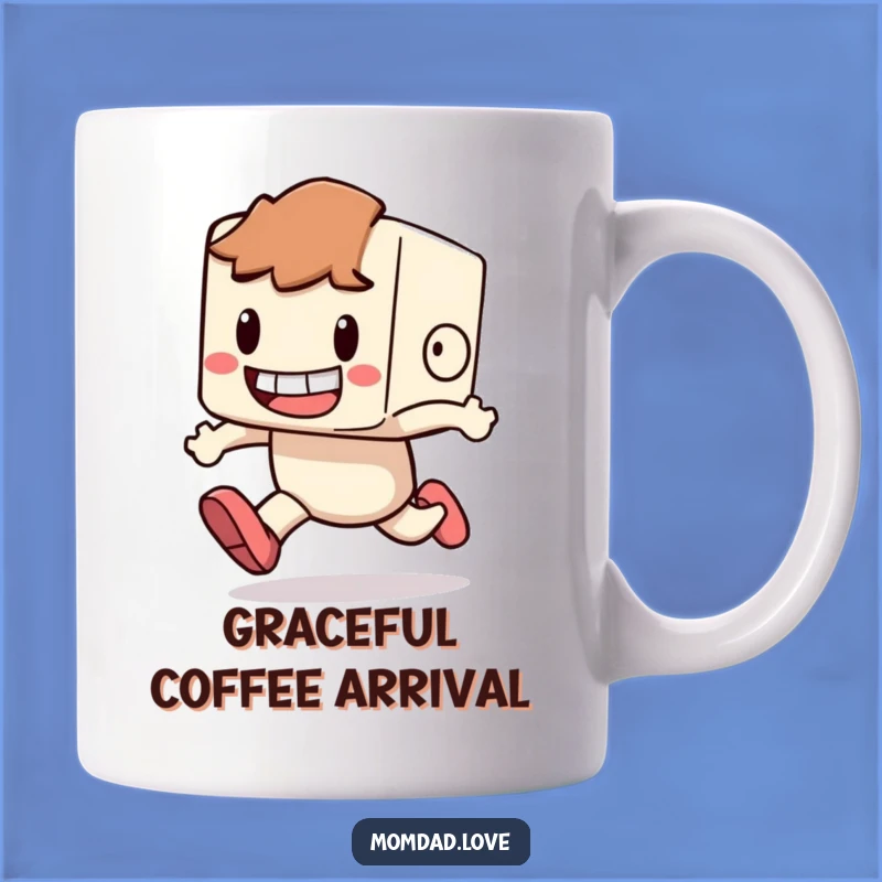 Funny Tripping Character Mug: A Hilarious Oops, Perfect for a Clumsy Gift