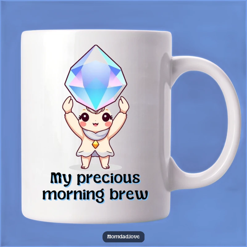 Funny Gem Holder Mug: Charming Character's Treasure, Perfect Funny Gift!