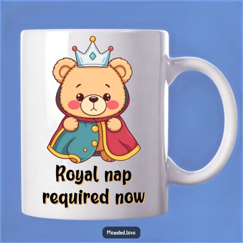 Funny Bewildered Bear Mug - Hilarious Royal Blunder Gift