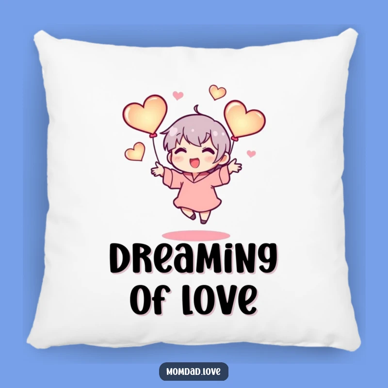 Funny Juggling Hearts Pillow: Cozy Love Comfort