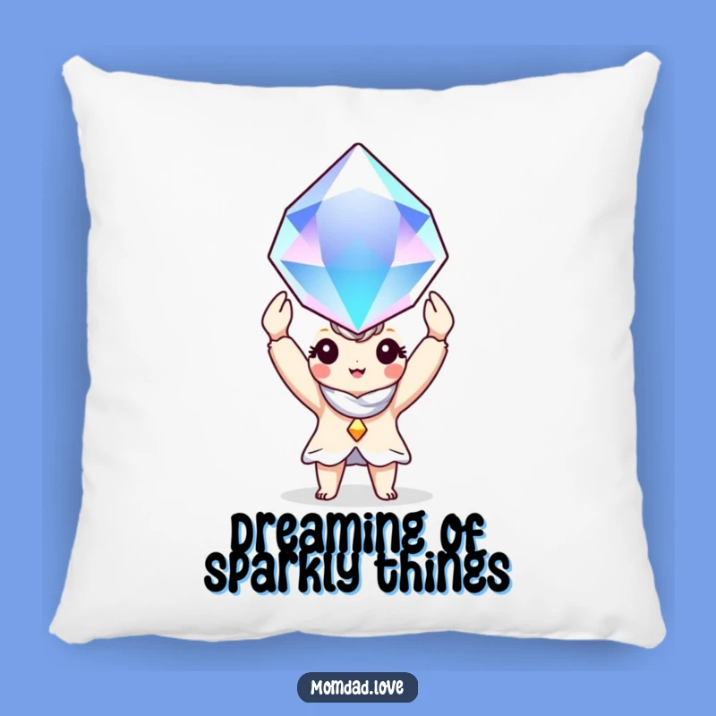 Funny Accent Pillow: Charming Character's Gem Comfort, Great Funny Gift!