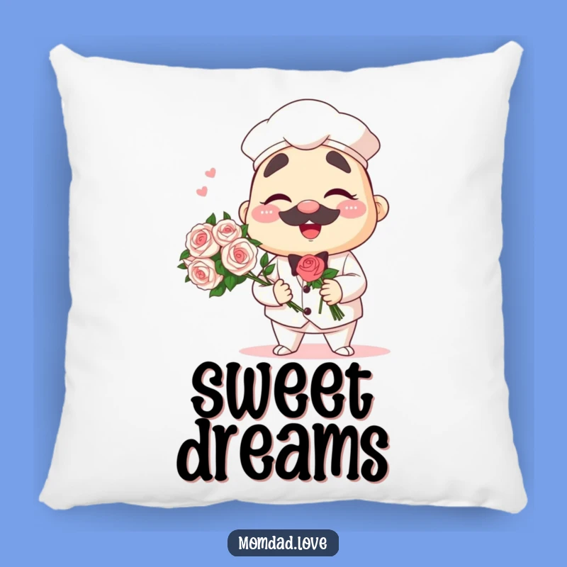 Funny Anime Papa Pillow - Cozy Winking Dad Bouquet Comfort Gift