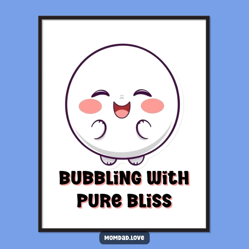 Digital Funny Giggling Bubbly Art: Instant Joy, Hilarious Printable Gift