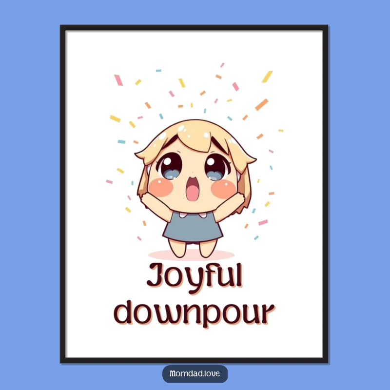 Funny Confetti Digital Art - Instant Download for Festive Decor!