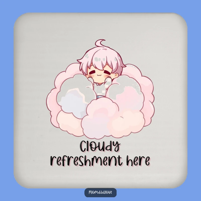 Funny Cloud Tumbler Coasters - Protect Surfaces with Dreamy Fun