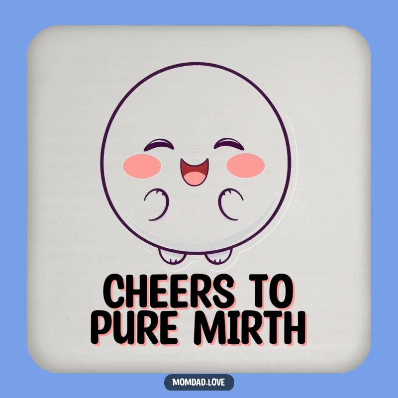 Funny Giggling Bubbly Coasters: Protect Surfaces with Cheerful Style