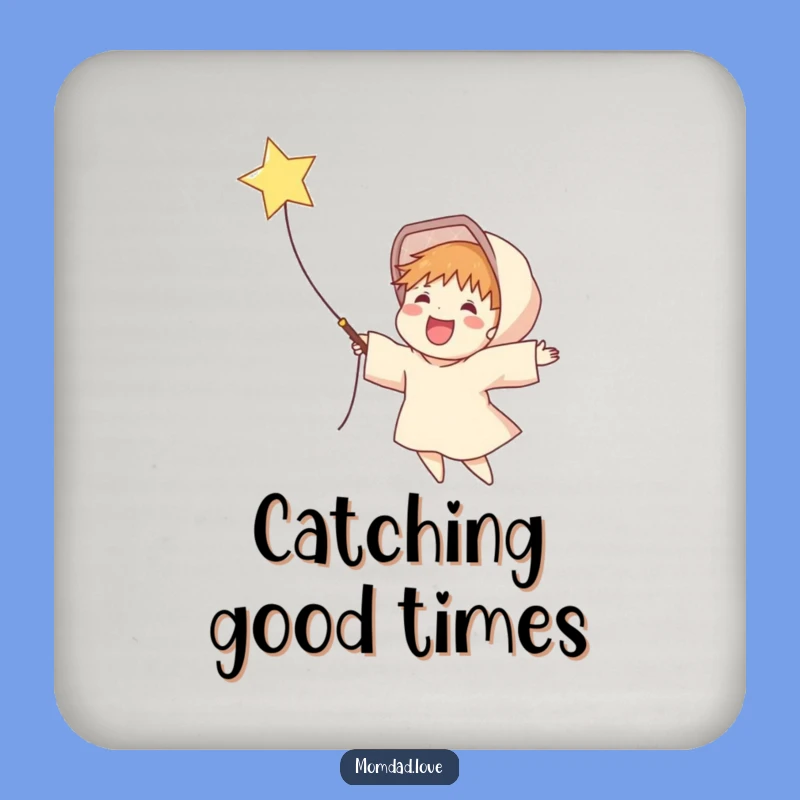 Funny Star Catcher Coaster: Protect Surfaces with Celestial Charm