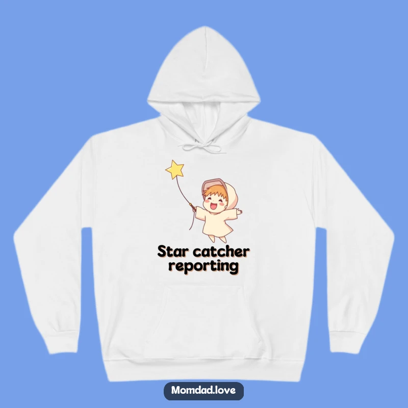 Cozy Funny Star Catcher Hoodie: Snuggle Up with Celestial Dreams and Warmth