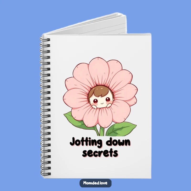 Funny Notebook: Curious Character's Floral Thoughts, Perfect Funny Gift!