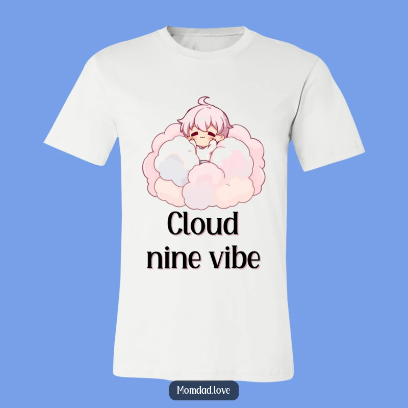 Funny Cloud Fall Tee - Dreamy Character T-Shirt for Comfort
